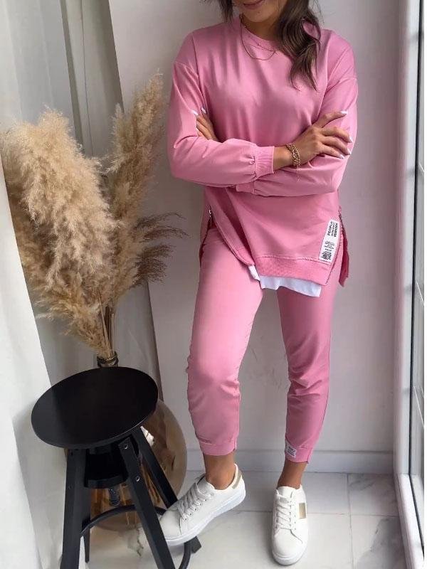 Agatta - Comfortable sweatshirt and trouser set for women