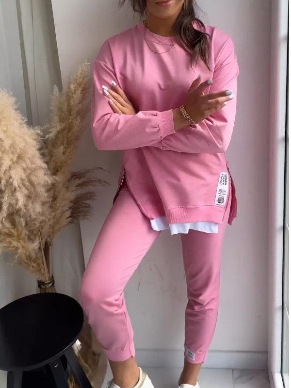 Agatta - Comfortable sweatshirt and trouser set for women